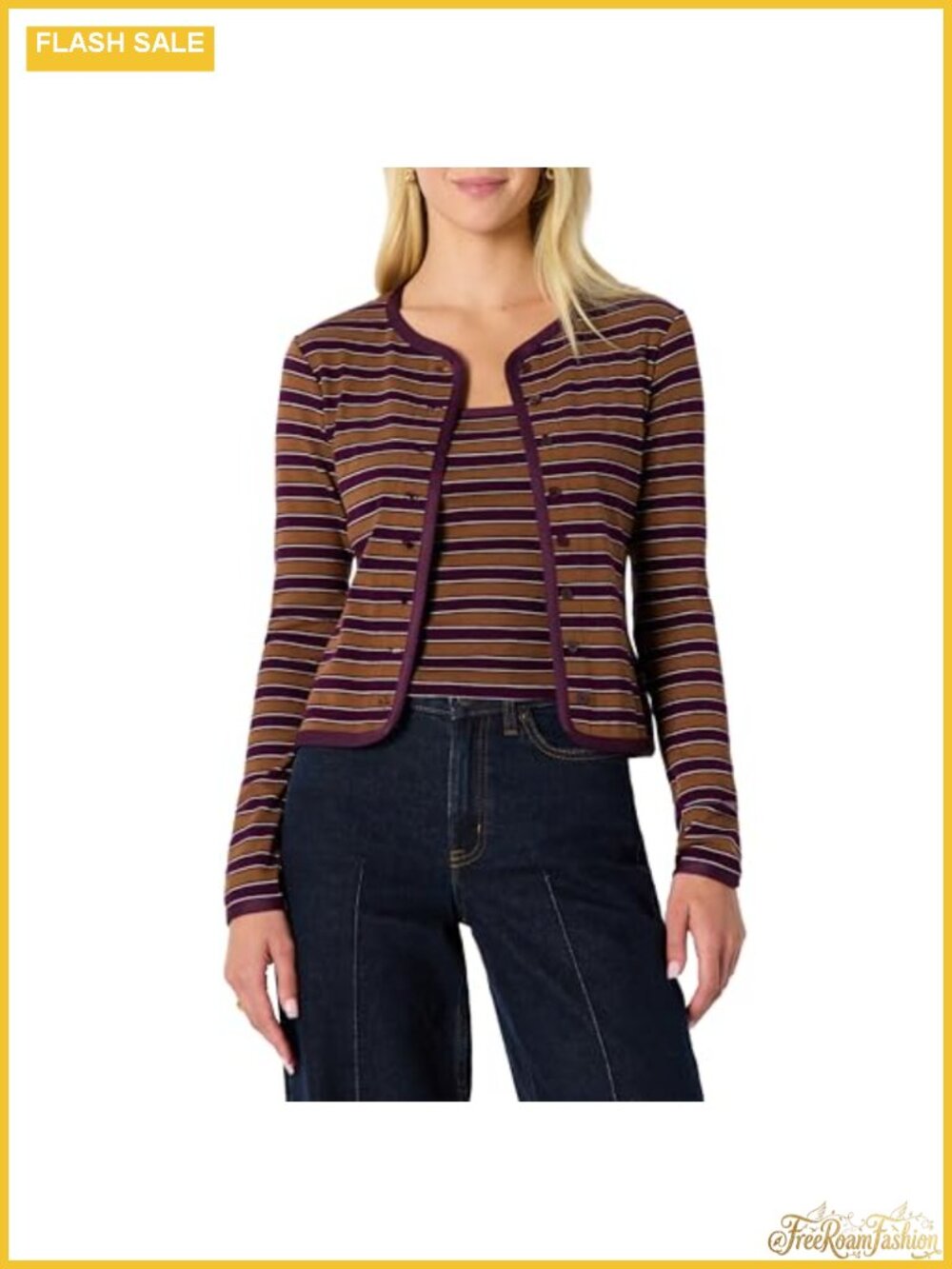 Slim-Fit Ribbed Cardigan & Cami Set Removable Straps